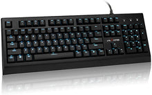 Load image into Gallery viewer, Velocifire VM01 Mechanical Keyboard 104-Key Full Size with Brown Switches LED Illuminated Backlit Anti-ghosting Keys for Copywriter, Gamer and Programmer
