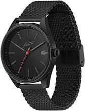 Load image into Gallery viewer, Lacoste Men&#39;s Heritage Quartz Watch with Stainless Steel Strap, Black, 20 (Model: 2011054)
