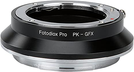 Fotodiox Pro Lens Mount Adapter Pentax K Mount (PK) SLR Lens to G-Mount GFX Mirrorless Camera