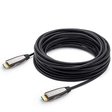 Load image into Gallery viewer, Fiber Optic HDMI Cable 30ft,DELONG Long HDMI Cable Support 4K UHD 60Hz at 18Gbps Ultra high Speed,Suitable for HDTV/TVBOX/Gaming Box/Projector/Nintendo Switch (100ft/50ft/30ft Optional) 10m
