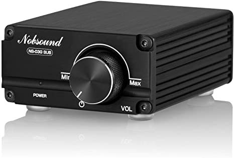 Nobsound NS-03G Subwoofer Amplifier 100W Mini Sub Power Amp (Black)