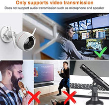 Load image into Gallery viewer, WEme USB 2.0 Extender to RJ45 Over Cat5 5E 6, Connection up to 100 Meter 328 Ft Ethernet Extention Cable Type A Male to A Female with 5V2A Power Adapter
