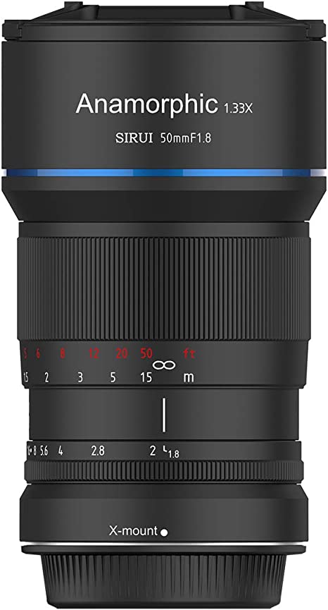 SIRUI 50mm APS-C F1.8 Anamorphic Lens for X Mount