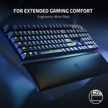 Load image into Gallery viewer, Razer Huntsman V2 Optical Gaming Keyboard: Fastest Linear Optical Switches Gen-2 w/Sound Dampeners &amp; 8000Hz Polling Rate - Doubleshot PBT Keycaps - Dedicated Media Keys &amp; Dial - Ergonomic Wrist Rest
