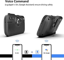 Load image into Gallery viewer, SUNITEC Hands Free Bluetooth for Cell Phone Car Kit - Wireless Bluetooth 5.0 Car Speaker AUTO Power ON Support Siri Google Assistant Voice Guidance Receiver for Car Handsfree Speakerphone - BC980
