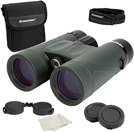 Celestron û Nature DX 8x42 Binoculars û Outdoor and Birding Binocular û Fully Multi-coated with BaK-4 Prisms û Rubber Armored û Fog & Waterproof Binoculars û Top Pick Optics