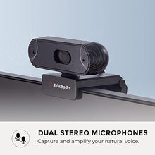 Load image into Gallery viewer, AVerMedia PW310P Webcam - Full 1080p 30fps HD Camera with Autofocus and Dual Stereo Microphones, Work from Home, Remote Learning.
