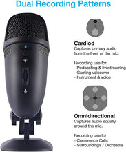Load image into Gallery viewer, Cyber Acoustics Premium USB Microphone with Dual Recording Patterns - 24-bit Recording Perfect for Podcasting and Vlogging - Compatible with PC and Mac (CVL-2009)
