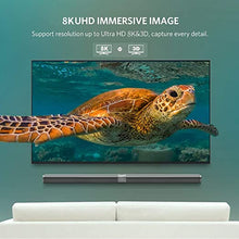 Load image into Gallery viewer, ConnBull 8K HDMI 2.1 Fiber Optic Cable 50ft Supports 4K@120Hz, 8K@60Hz, 7680x4320 Resolution, 48Gbps for PS5 HDTV etc
