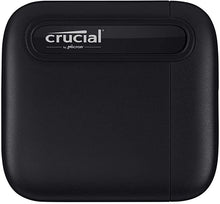 Load image into Gallery viewer, Crucial X6 1TB Portable SSD – Up to 540MB/s – USB 3.2 – External Solid State Drive, USB-C - CT1000X6SSD9
