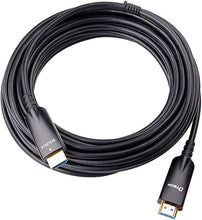 Load image into Gallery viewer, DTECH 10m Fiber Optic HDMI Cable 4K 30Hz 1080p 60hz HD Video 3D ARC HDCP CEC High Speed Long Cord for Computer Monitor TV Projector (32 Feet, Black)
