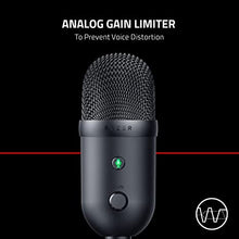 Load image into Gallery viewer, Razer Seiren V2 X USB Microphone: 25mm Condenser Microphone - Supercardioid Pickup Pattern - Digital Analogue Limiter - Mic Monitoring/Gain &amp; Mute Buttons - Built-in Shock Absorber
