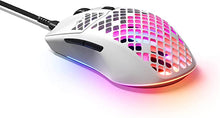 Load image into Gallery viewer, SteelSeries Aerox 3 - Super Light Gaming Mouse - 8,500 CPI TrueMove Core Optical Sensor - Ultra-Lightweight 59g Water Resistant Design - Universal USB-C connectivity - Snow
