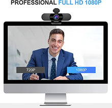 Load image into Gallery viewer, 1080P Webcam with Microphone, eMeet C960 Web Camera, 2 Mics Streaming Webcam with Privacy Cover, 90°View Computer Camera, Plug&amp;Play USB Webcam for Calls/Conference, Zoom/Skype/YouTube, Laptop/Desktop
