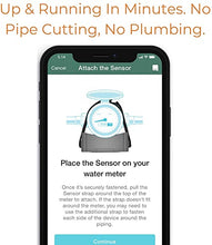 Load image into Gallery viewer, Flume 2 Smart Home Water Monitor &amp; Water Leak Detector: Detect Water Leaks Before They Cause Damage. Monitor Your Water Use to Reduce Waste &amp; Save Money. Installs in Minutes, No Plumbing Required
