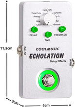 Load image into Gallery viewer, COOLMUSIC A-DE01 Echolation Digital Delay Pedal with 9 Effects…
