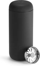 Load image into Gallery viewer, Fellow Carter Move Travel Mug - Vacuum-Insulated Stainless Steel Coffee and Tea Tumbler with Ceramic Interior and Splash Guard, Matte Black, 16 oz Cup
