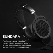 Load image into Gallery viewer, HIFIMAN SUNDARA Over-Ear Full-Size Planar Magnetic HiFi Stereo Wired Headphones for Studio&amp;Audiophiles (Black)
