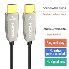 Load image into Gallery viewer, RUIPRO CL2 Rated Fiber HDMI Cable 80 feet 4K60Hz HDMI2.0b 18Gbps ARC HDR10 HDCP2.2 YUV4:4:4 Slim Flexible HDMI Optic Cable with Optic Technology 25m
