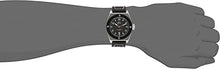 Load image into Gallery viewer, gino franco Men&#39;s 9658BK Round black PVD Plated Stainless Steel Calf Leather Strap Watch
