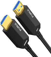 Load image into Gallery viewer, 8K Fiber HDMI Cable 50ft, FURUI Fiber Optic HDMI 2.1 Cable [8K@60Hz,4K@120Hz], 48Gbps, Dynamic HDR, eARC, BT.2020 Compatible with RTX 3080/3090 Xbox Series X PS5 Denon AV Receiver LG Samsung Sony TV
