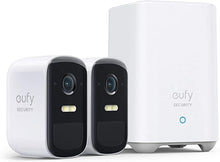 Load image into Gallery viewer, eufy Security, eufyCam 2C Pro 2-Cam Kit, Wireless Home Security System with 2K Resolution, 180-Day Battery Life, HomeKit Compatibility, IP67, Night Vision, and No Monthly Fee.
