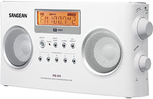 Load image into Gallery viewer, Sangean PR-D5 Portable Radio with Digital Tuning and RDS (White)
