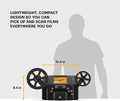 KODAK REELZ 8mm & Super 8 Films Digitizer Converter with Big 5” Screen –  PeachImports