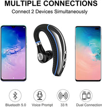 Load image into Gallery viewer, Bluetooth Headset, FIMITECH Wireless Earpiece V5.0 Ultralight Hands Free Business Earphone with Mic for Business/Office/Driving
