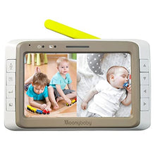 Load image into Gallery viewer, Moonybaby Replacement Monitor for MB55935BV and MB55935BV-2T. 5 Inches Split Screen Monitor Unit
