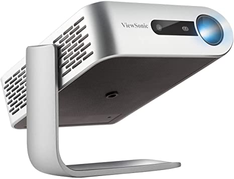 ViewSonic M1 Portable LED Projector with Auto Keystone, Dual Harman Kardon Speakers, HDMI, USB C, Stream Netflix with Dongle