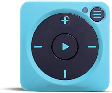 Mighty Vibe Spotify and Amazon Music Player - Bluetooth & Wired Headphones - 1,000+ Song Storage - No Phone Needed - Blue