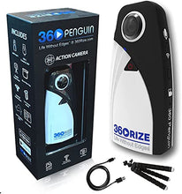 Load image into Gallery viewer, 360 Camera - 360Penguin - iPhone/Android Compatible VR Camera - 24MP Photo and 4K Video (360rize)
