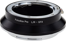 Load image into Gallery viewer, Fotodiox Pro Lens Mount Adapter Leica R SLR Lens to G-Mount GFX Mirrorless Camera
