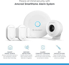 Load image into Gallery viewer, Amcrest Home Security System, DIY Smart Home Alarm System for Home with No Monthly Fees, Remote Arm/Disarm &amp; Phone App Alerts, 4 Pieces-Kit (PIR Motion Sensor, Door Window Sensor, Alarm Hub)
