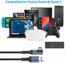 Load image into Gallery viewer, Link Cable 16FT/5M Compatible for Oculus Quest 2 and Quest - USB C 3.2 Gen1 Cable High Speed Data Transfer &amp; Fast Charging Cable for Oculus Quest Headset and Gaming PC
