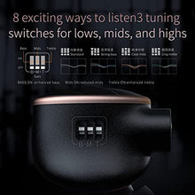 Load image into Gallery viewer, FiiO FH5s Headphone Wired 2BA+2DD High Resolution Hybrid in-Ear HiFi Earphones with MMCX High-Purity Cable, comes with2.5mm/3.5mm/4.4mm Swappable Plug(black)
