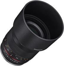 Load image into Gallery viewer, Rokinon RK50M-M 50mm F1.2 AS UMC High Speed Lens for Canon (Black)
