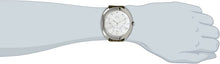 Load image into Gallery viewer, Gino Franco Men&#39;s Oversize Round Stainless Steel Watch with Genuine Leather Strap
