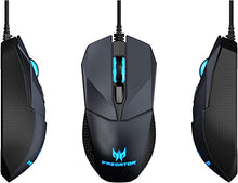 Load image into Gallery viewer, Acer Predator Cestus 300 RGB Gaming Mouse û Dual Omron switches 70M click lifetime, On board memory and programmable buttons,Black
