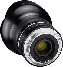 Load image into Gallery viewer, Rokinon Special Performance (SP) 14mm F2.4 Ultra Wide Angle Lens with Built-in AE Chip for Canon EF
