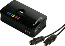 Load image into Gallery viewer, HomeSpot Bluetooth Transmitter for TV Audio Low Latency Wireless Audio Adapter Bluetooth 4.0 no Lip Sync Digital Optical Dual Stream Toslink SPDIF 2 Devices Simultaneously
