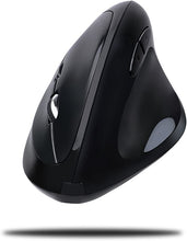 Load image into Gallery viewer, Adesso Imouse E30-2.4GHz Wireless Ergonomic Vertical Right-Handed Mouse, Black
