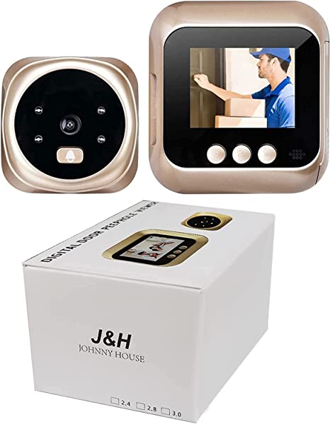 New 2022 Doorbell Camera1080p, Intelligent Visual Cat's Eye, Electronic Doorbell Security Video Doorbell, Night Vision,32GB SD Card Installed, Cloud Storage Available.J&H JOHNNY HOUSE Doorbell.