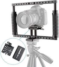Load image into Gallery viewer, CAMVATE Battery Grip Camera Cage Adjustable with Quick Release Baseplate
