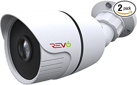 REVO America Aero HD 1080p Indoor/Outdoor IR Bullet Camera with 3.6mm Fixed Lens - 60' BNC Cable Included