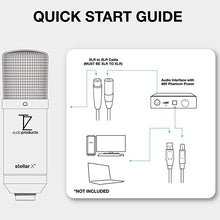 Load image into Gallery viewer, TZ Stellar X2 Large Diaphragm Cardioid Condenser XLR Microphone
