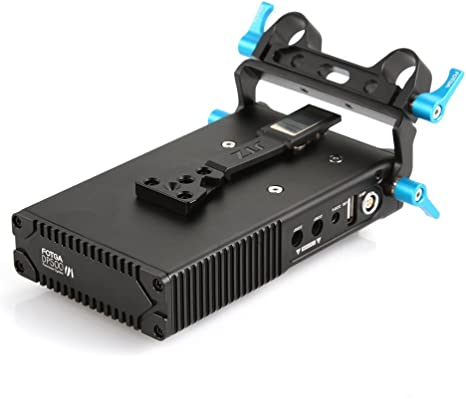 Fotga DP500 15mm Rail V-Mount Power Supply BP Battery Plate & Charger for Sony A7/A7R/A7S A9 II III IV Panasonic Canon EOS 5D 6D 7D II III Nikon DSLR Z6 Z7 II Camera Monitor Blackmagic BMPCC 4K 6K Pro