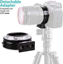 Load image into Gallery viewer, Foto&amp;Tech EF-EOS R Mount Adapter, Auto-Focus Lens Mount Converter Compatible with EF EF-S Lens, EOS R R5 R6 RP Mirrorless Digital Camera Body and Red Digital Cinema Mount
