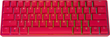 Load image into Gallery viewer, GK61 Mechanical Gaming Keyboard - 61 Keys Multi Color RGB Illuminated LED Backlit Wired Programmable for PC/Mac Gamer (Gateron Optical Black, Red)
